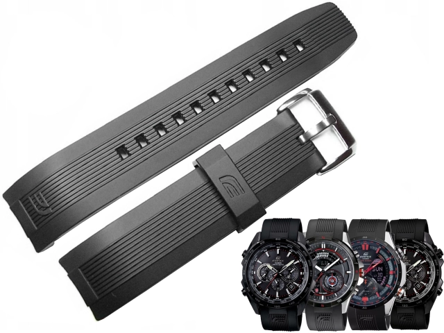 Oryginalny pasek Casio Edifice EQS-500 EWQ-M600 ERA-200 ERA-300 czarny guma